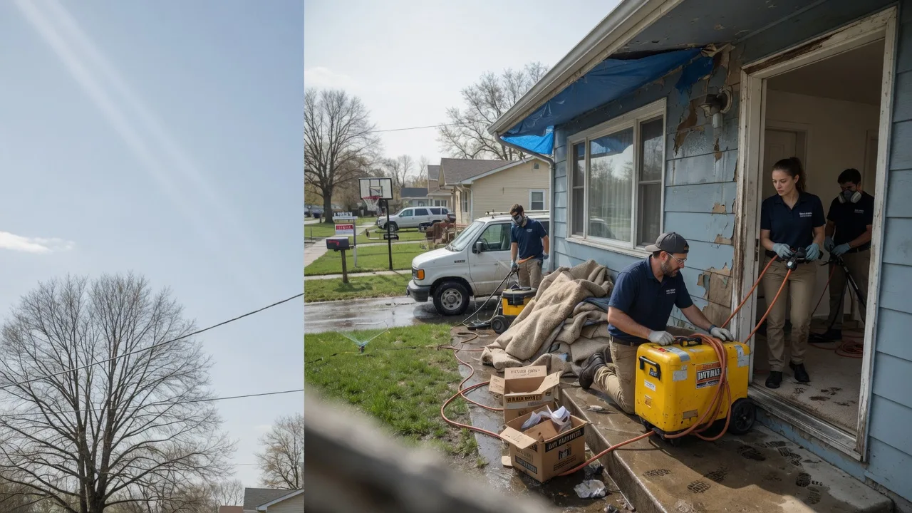 Basement Flood Cleanup in Dunmore, WV near me